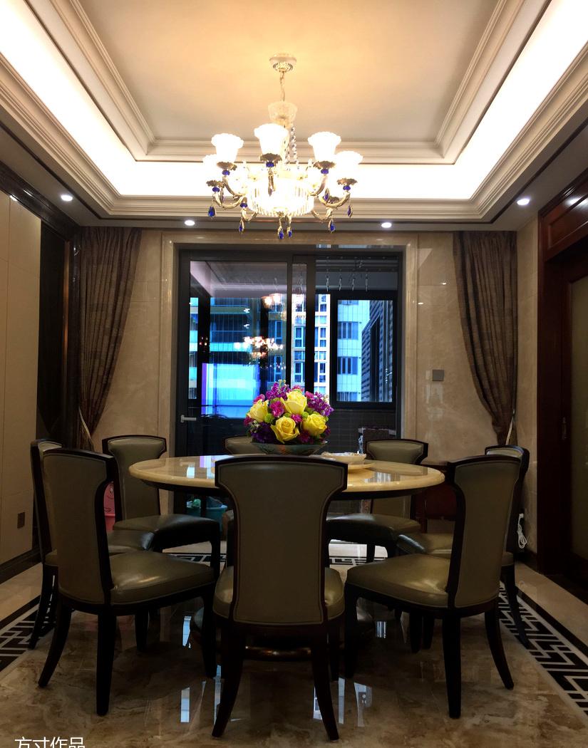 中式风雅茶室，经典红木与花鸟手绘的时尚演绎-0