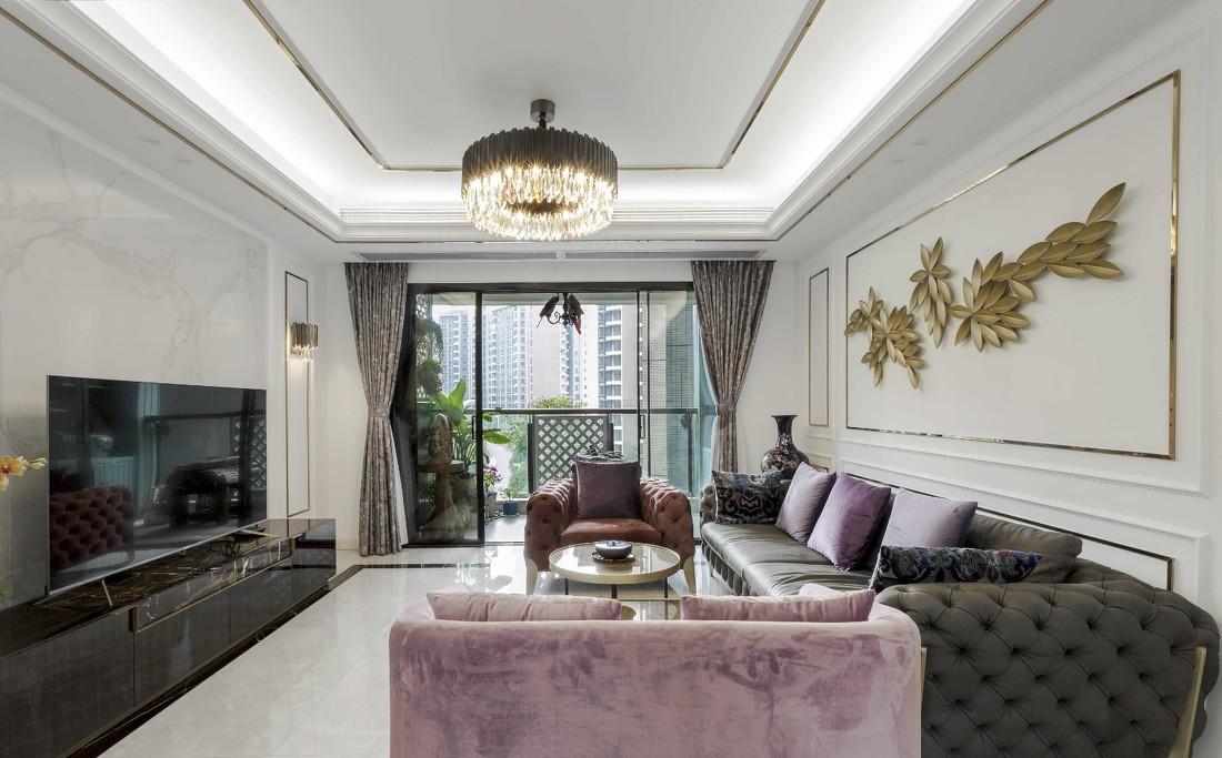 156㎡美式轻奢风,质感与实用兼具-7