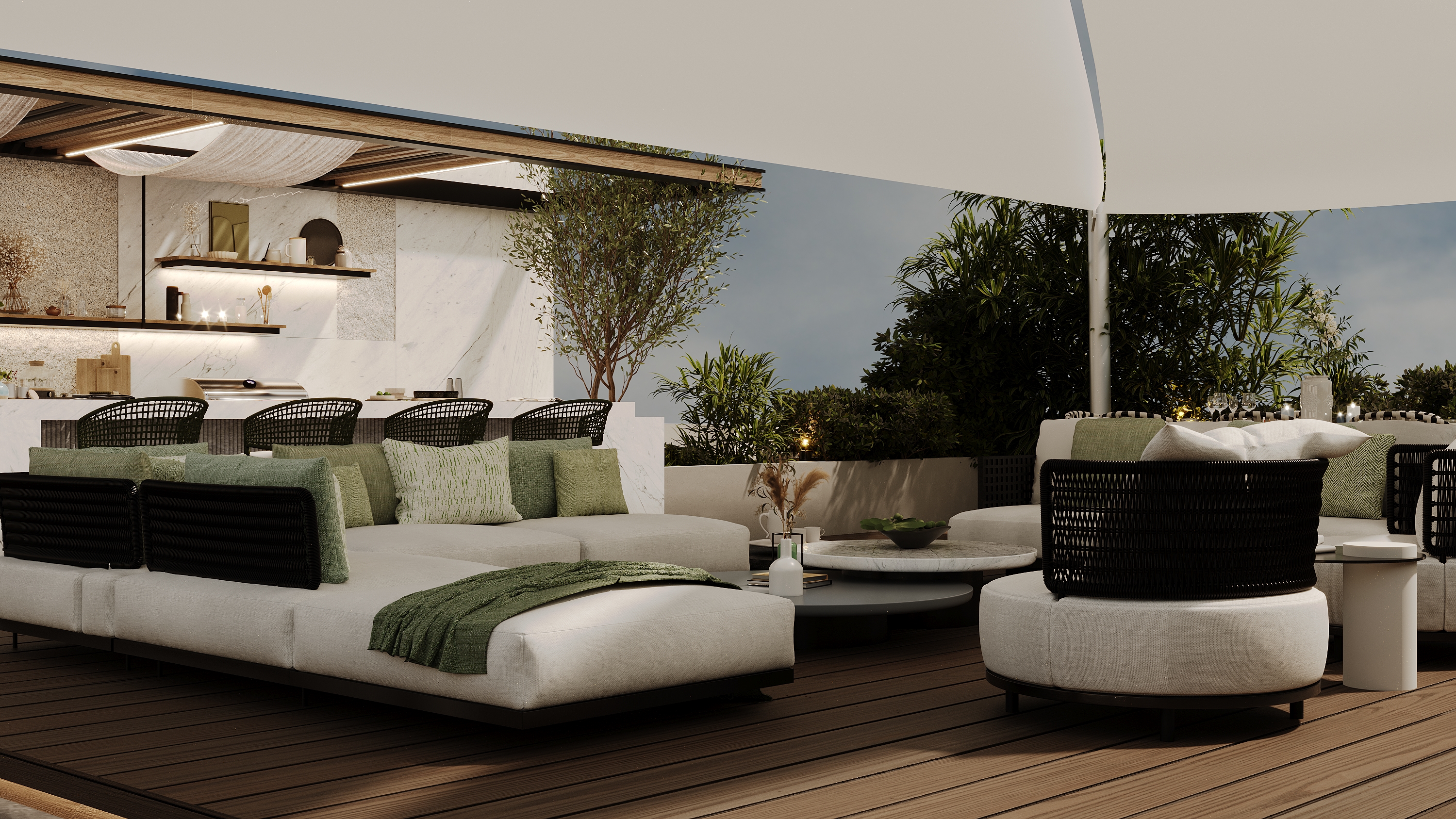 顶层户外丨埃及开罗丨K.A Architects-10