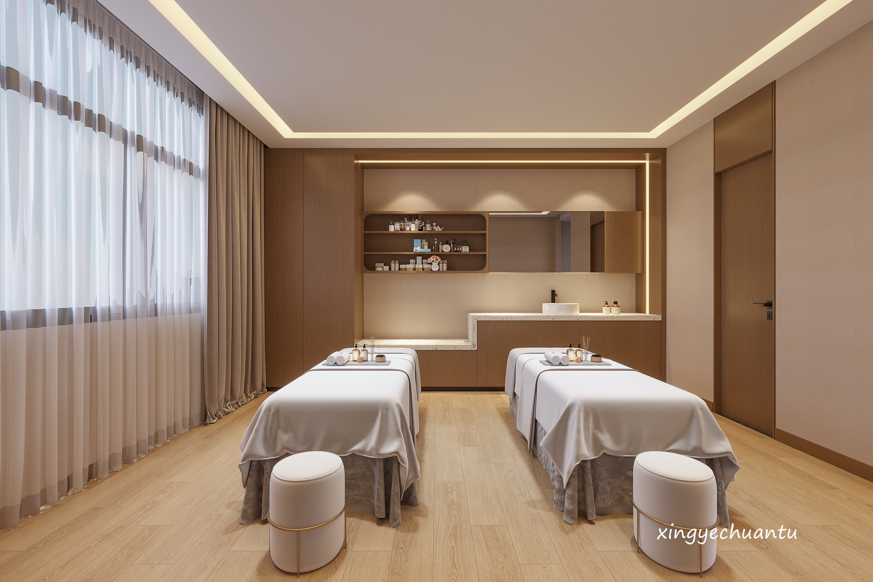 现代美容院设计-6