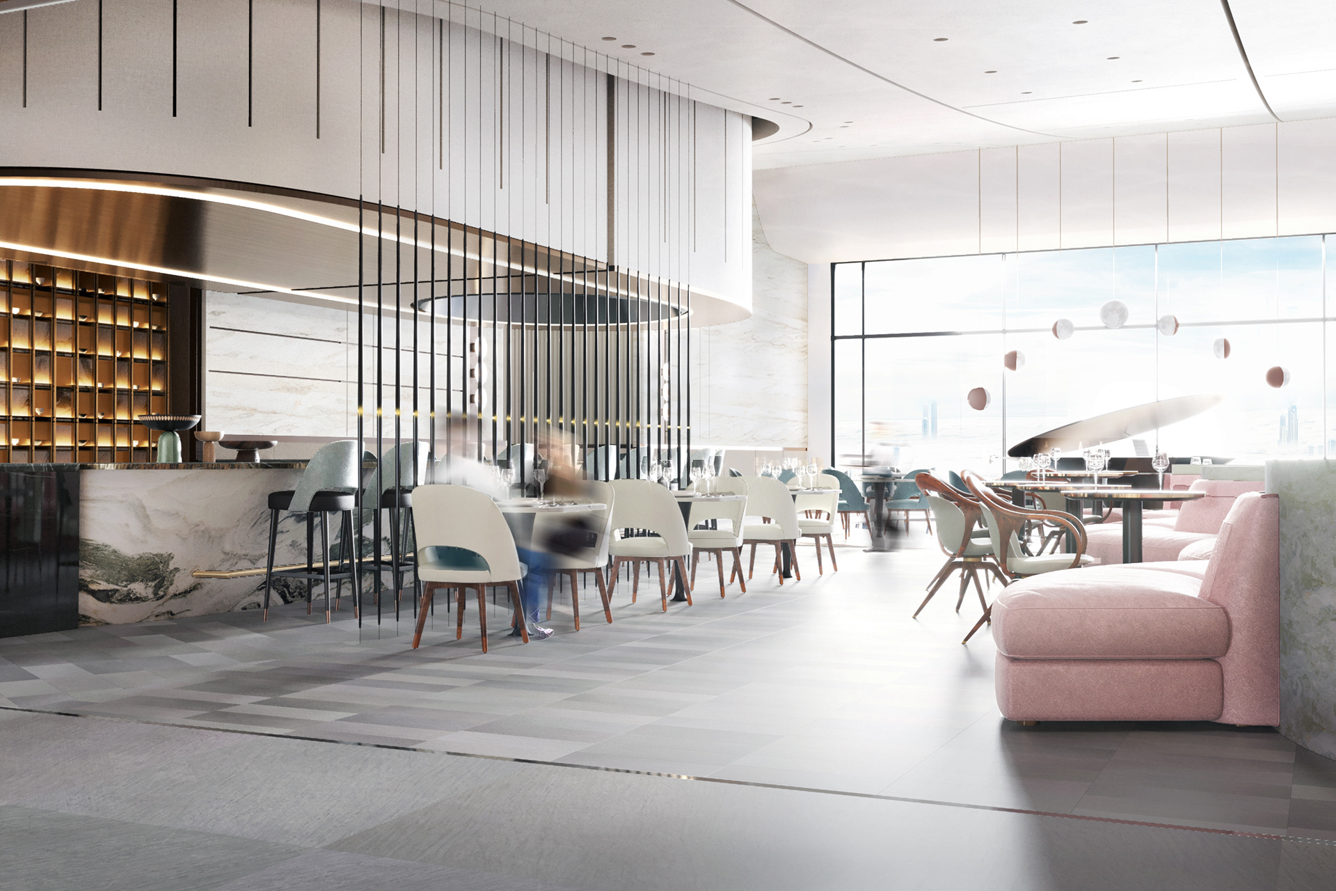 Sopra Le Nuvole 餐厅,酒吧丨阿联酋迪拜丨CAI DESIGN STUDIO-4