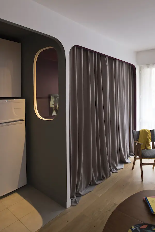 巴黎 36m2 工作室，彩色箱子打造活力空间-6