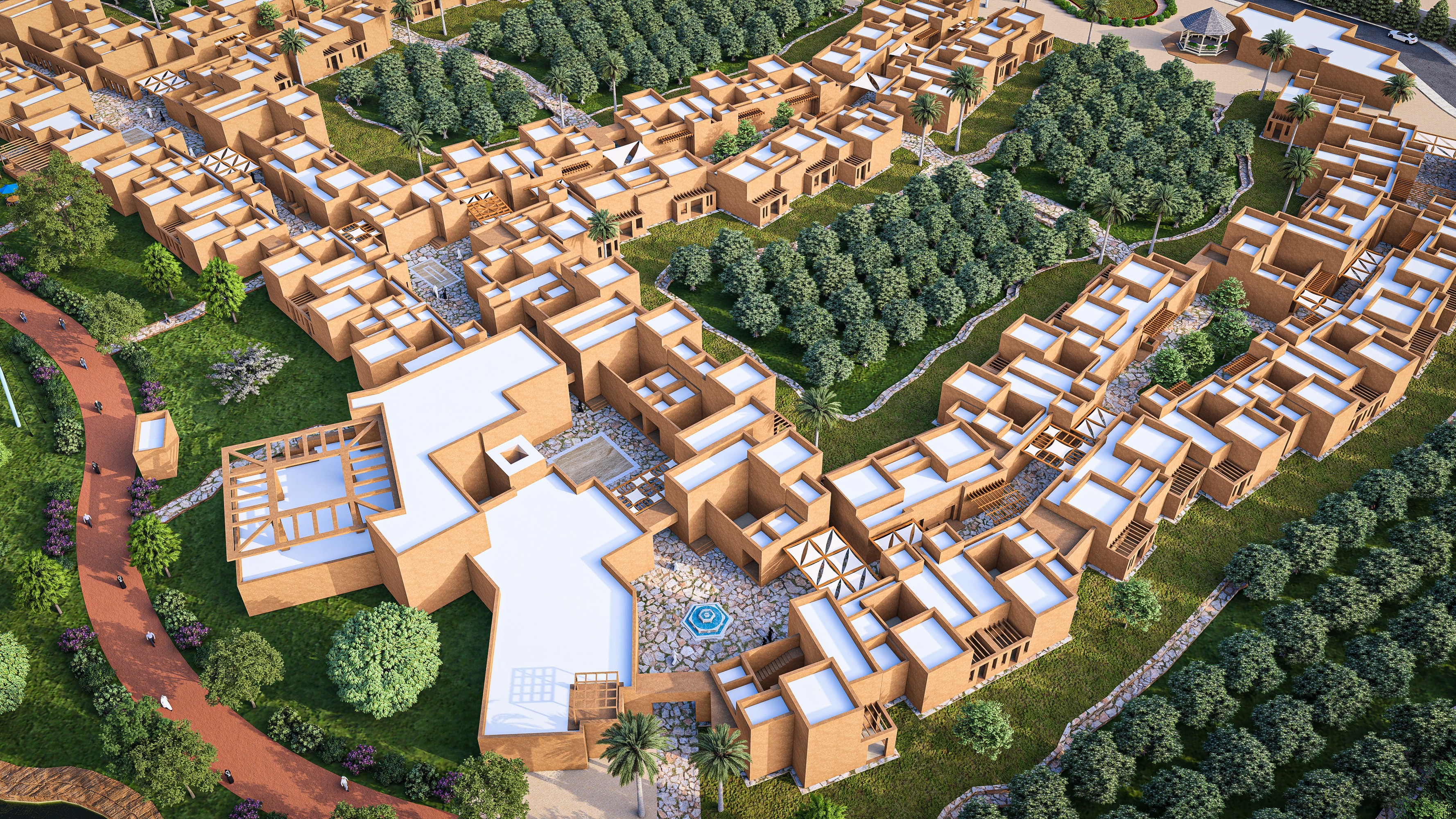 Al-Qai'd Rehab and Wellness Resort Masterplan-15
