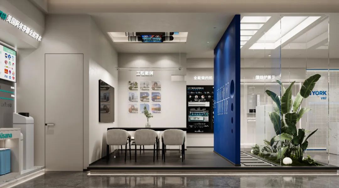 周笙笙展厅设计 · 85m²铜陵约克VRF中央空调展厅丨中国铜陵丨周笙笙全案设计工作室-16