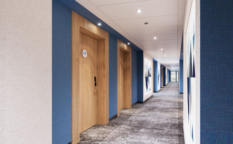 Holiday Inn E·press酒店室内改造扩建项目丨波兰卢布林丨KM rubaszkiewicz ARCHITEKCI-14