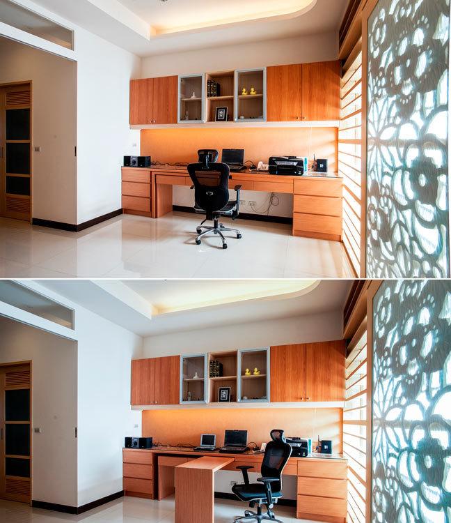 双玄关别墅设计,狭长透天厝的华美转身-10