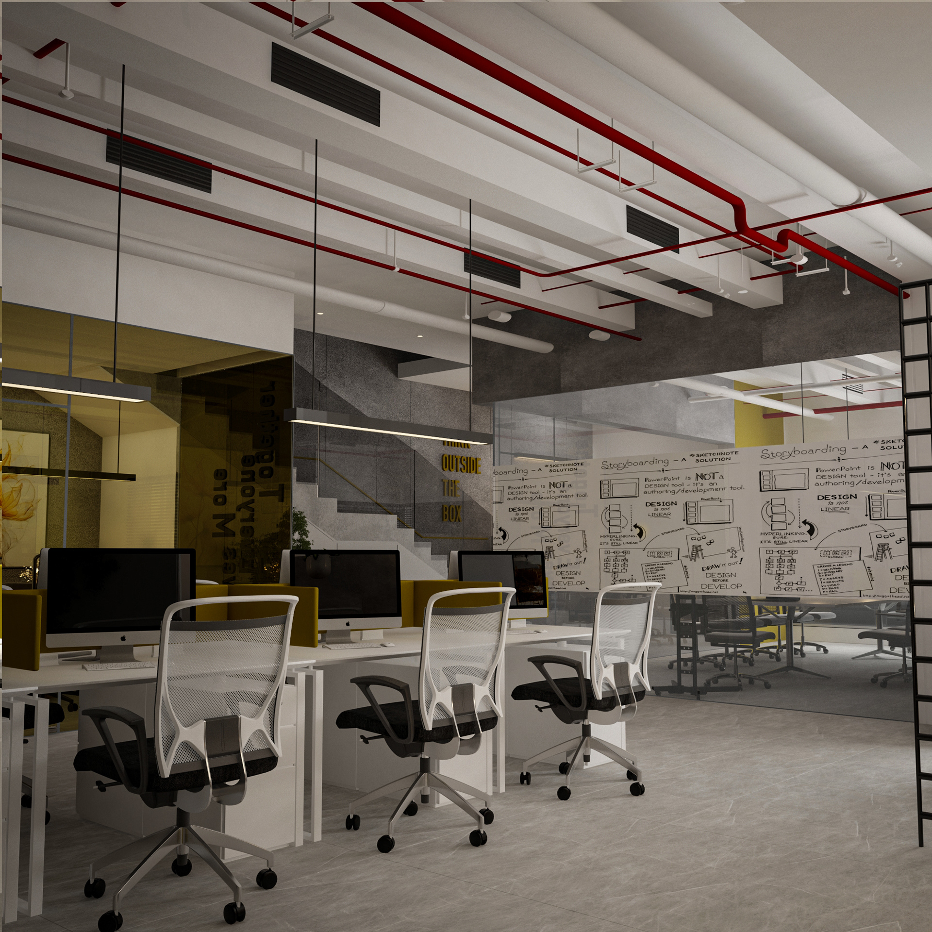 运输公司室内设计项目丨沙特阿拉伯丨Eman Marzouk-11