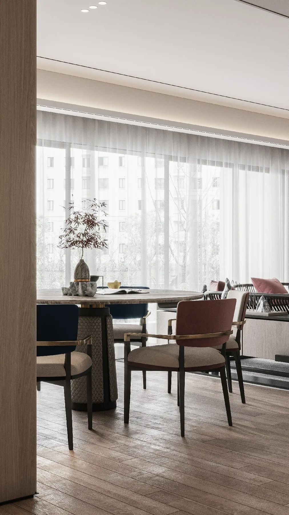 清平乐 | 203㎡现代东方美学大平层，演绎自然与文化的共生-24