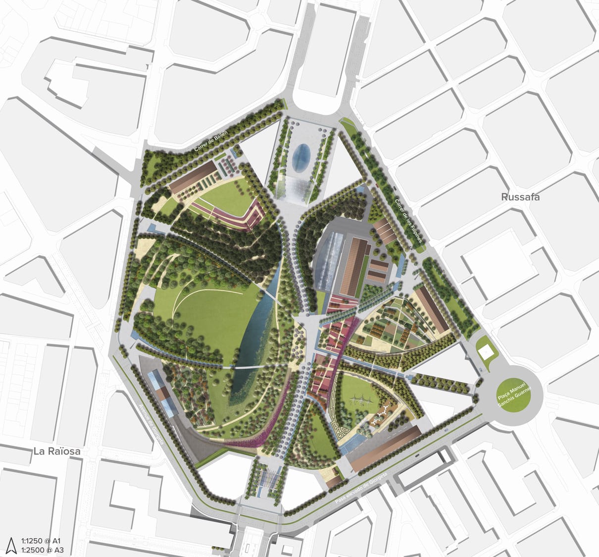 瓦伦西亚帕克中央公园 | 绿色城市更新的典范-67