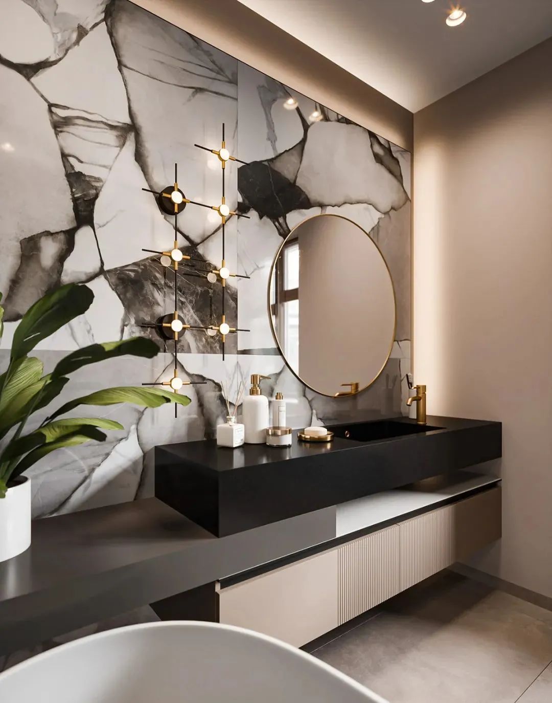 320㎡轻奢双层别墅设计丨Lev Prodaction-54