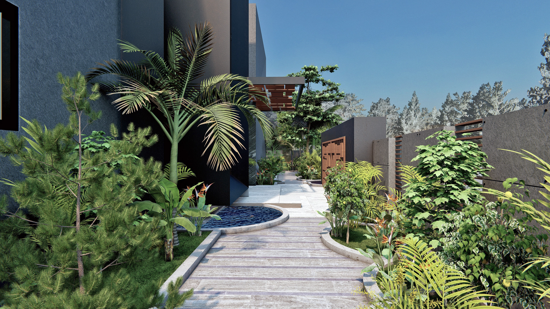 棕榈山住宅区联排别墅-7