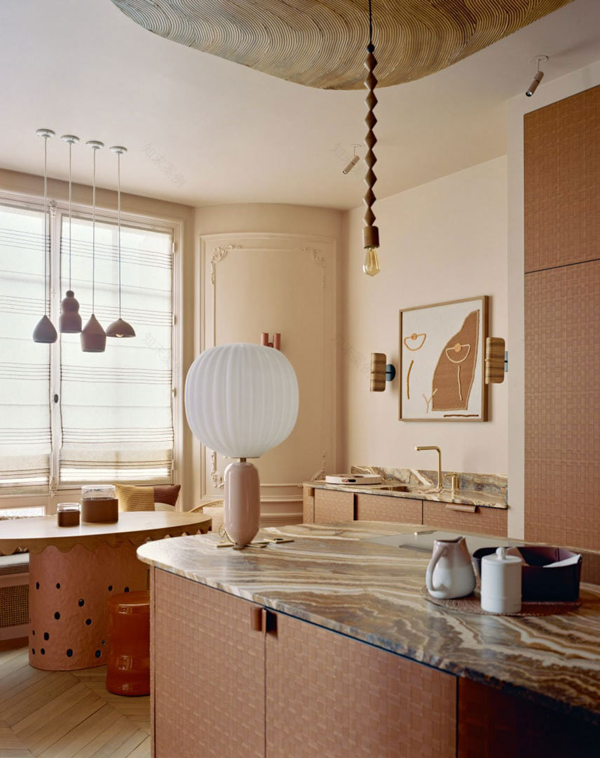 巴黎设计师家庭温馨公寓,四年一度家装大变身-5