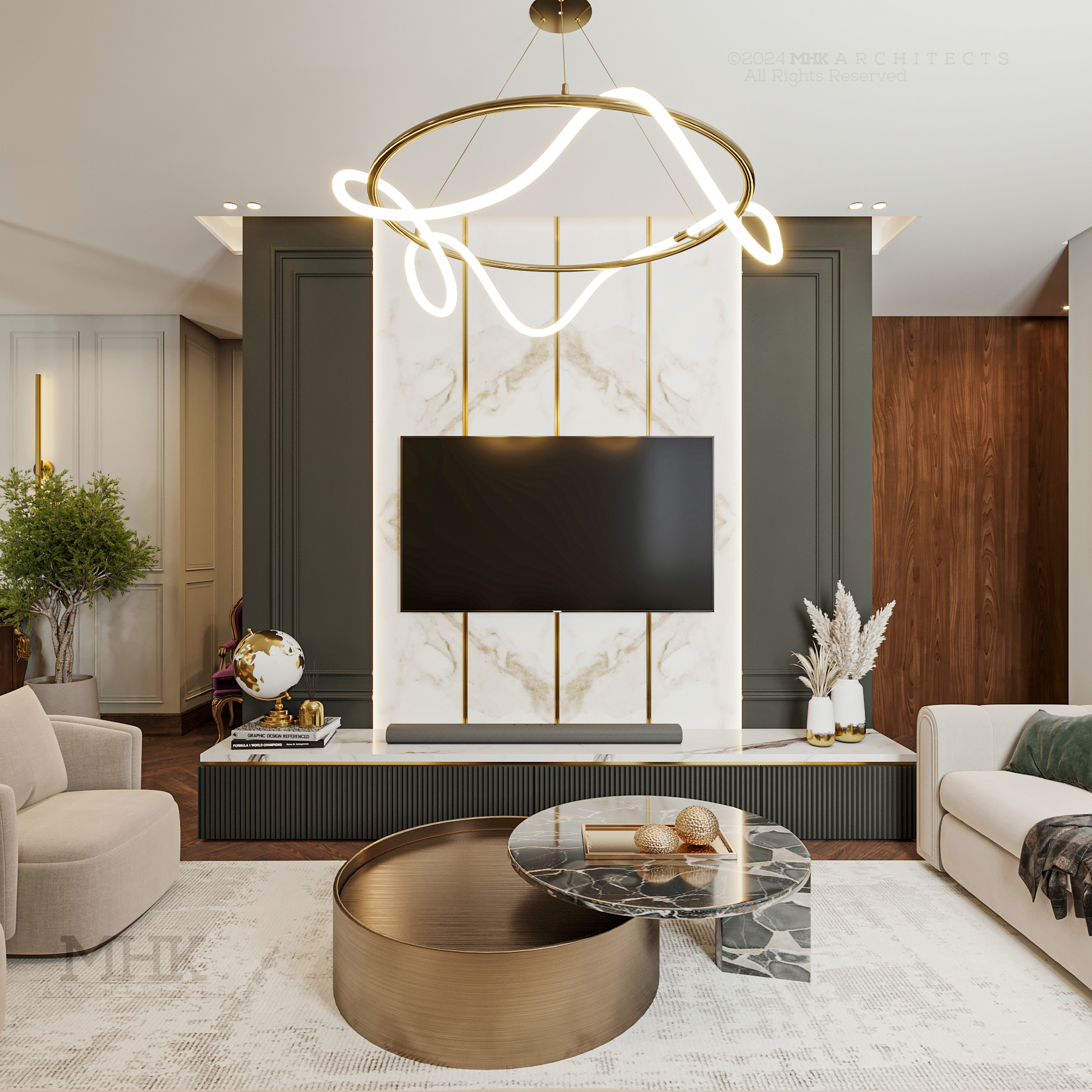 KH公寓·新开罗丨MHK ARCHITECTS™-14