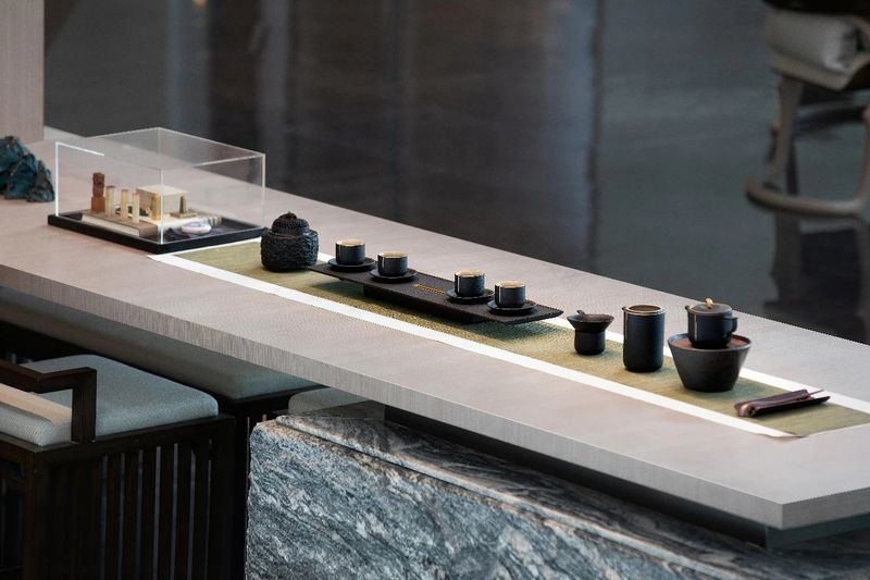 厦门建发·海玥和鸣营销中心 | 现代简约遇上东方美学-35