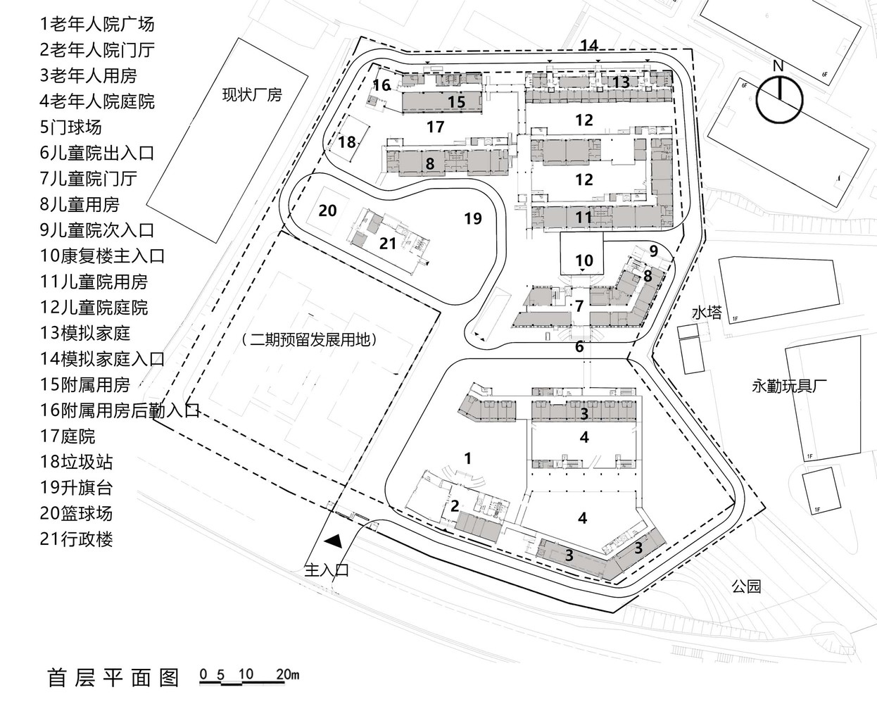 深圳市社会福利中心丨中国深圳丨深圳大学建筑设计研究院“钟中+钟波涛”工作室-62