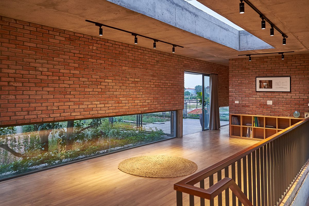 Mạo Khê House - Ngôi nhà gạch đỏ với không gian xanh bao phủ | HGAA-14