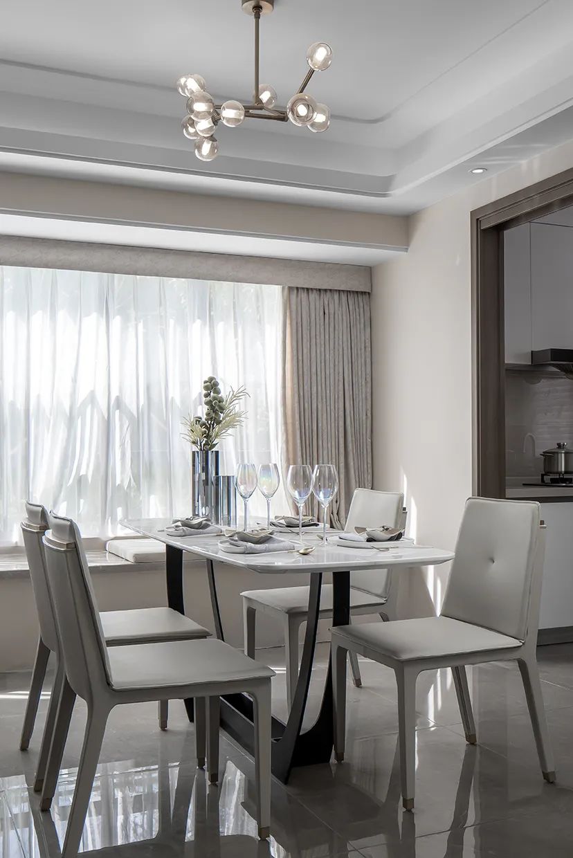 珠海宝龙金湾样板房 | 现代风格与传统文艺的完美融合-13