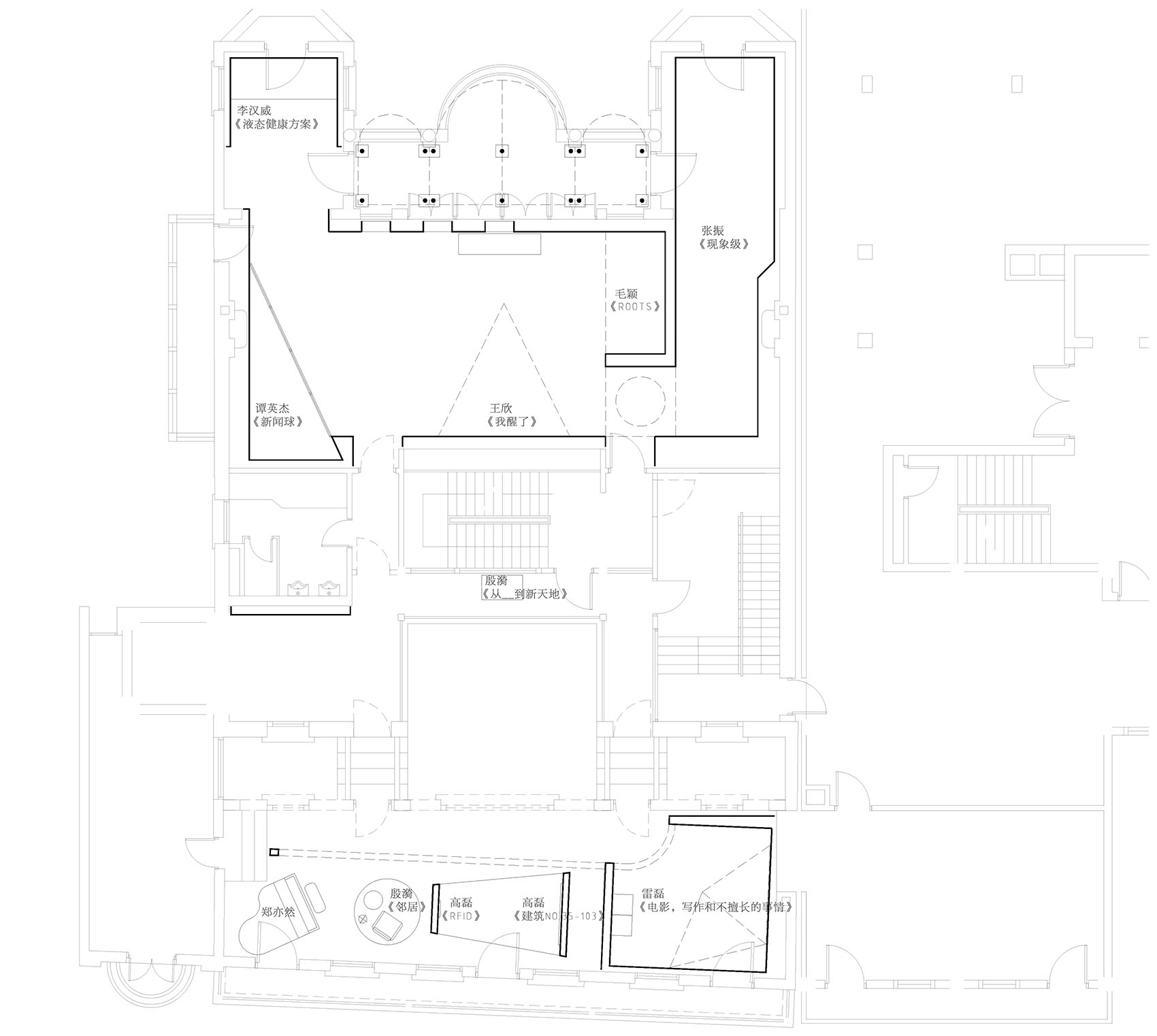 上海新天地壹号会所“燃冉”艺术季线下展览空间设计丨中国上海丨Mur Mur Lab-48