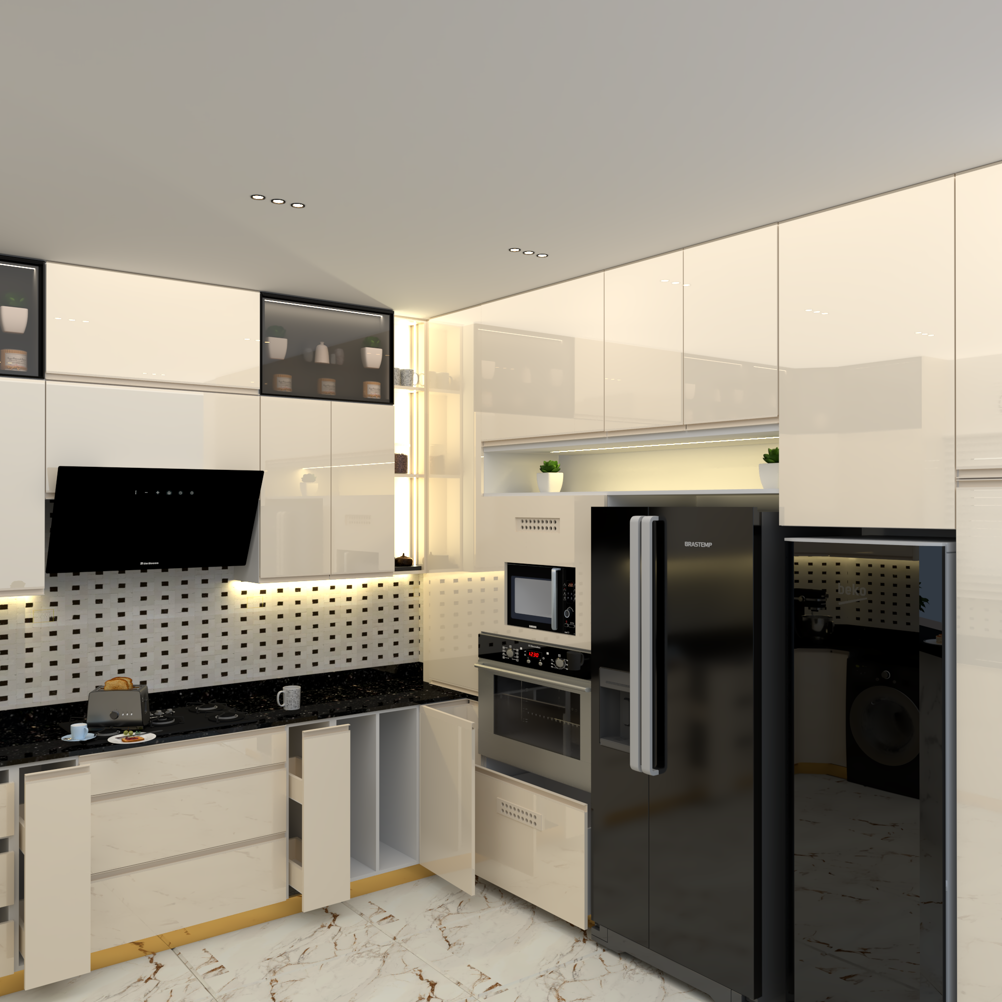 kitchen in Sheikh Zayed-2