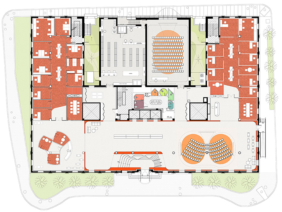 罗德岛设计学院学生中心，美国 / WORKac-58