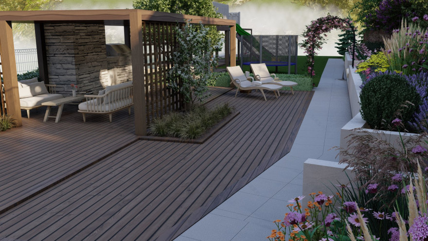 Kasina Wielka 两层花园设计-5