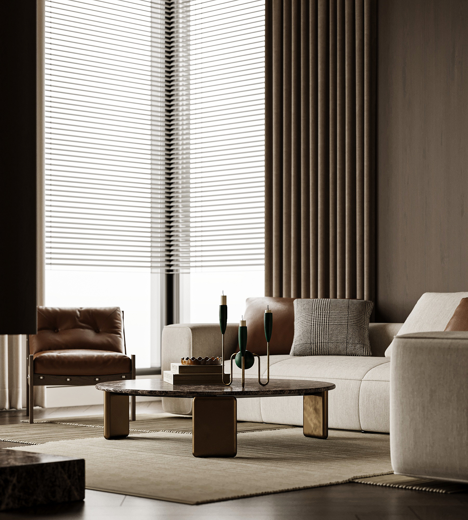 豪华主卧设计丨沙特阿拉伯-11