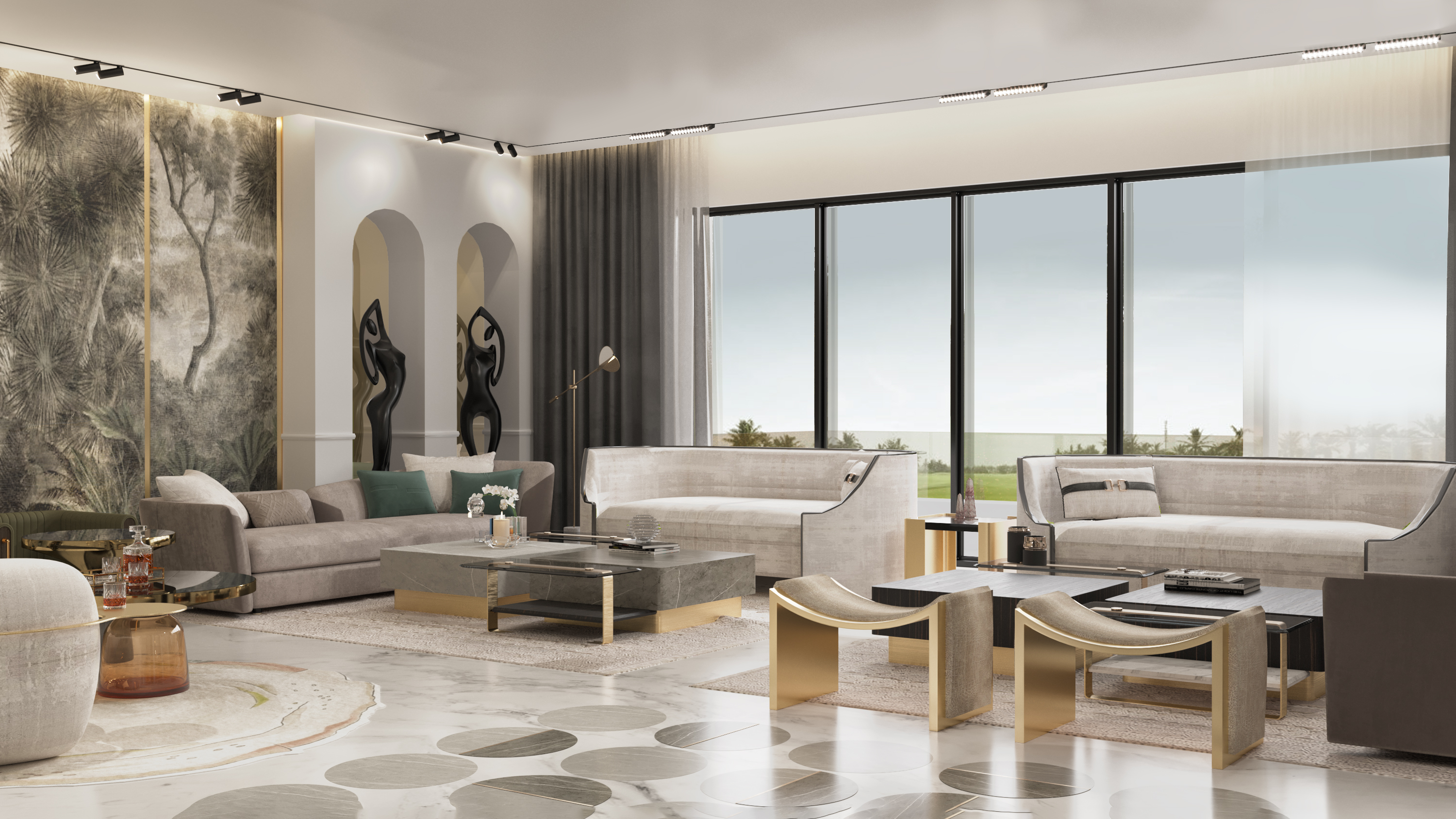 Contemporary villa in katameya dunes-1