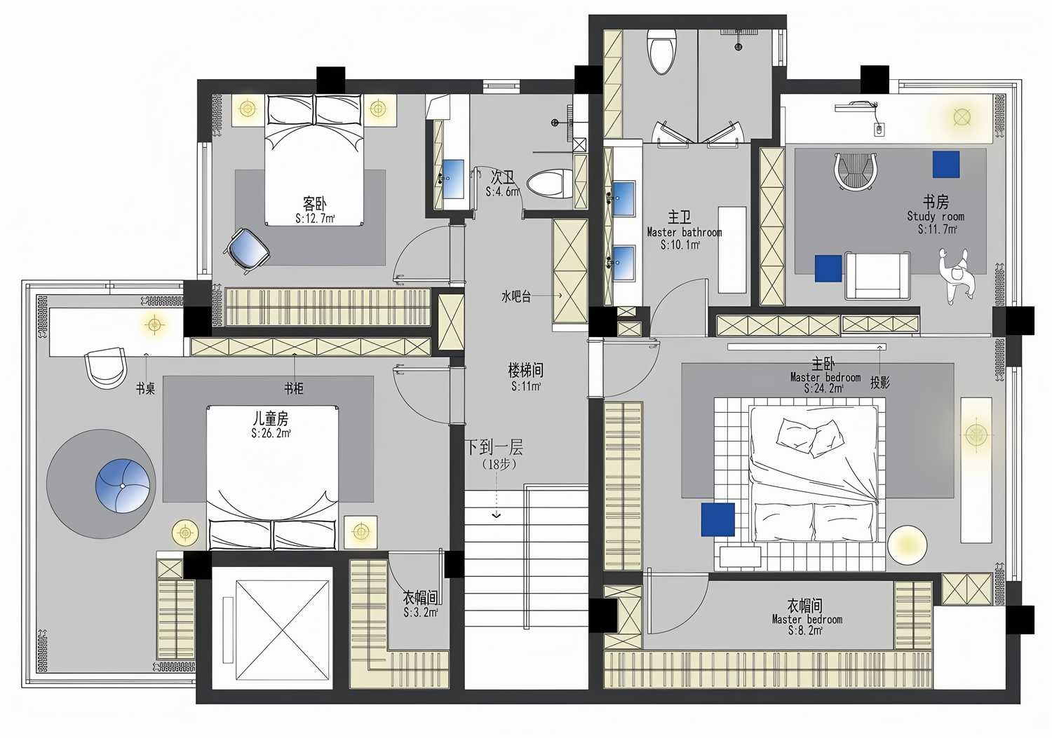 东方诗意美学的现代演绎丨中国成都丨成都集伽室内设计有限公司-91
