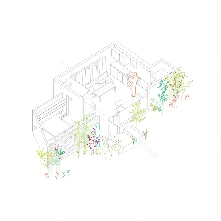 马德里 50m2 迷你之家 | 设计师巧妙运用镜子扩展空间-20