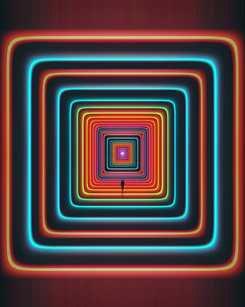 倫敦藝術家玩轉手機P圖軟體，將建築鏡頭轉化為抽象圖像！ - WEHOUSE-5