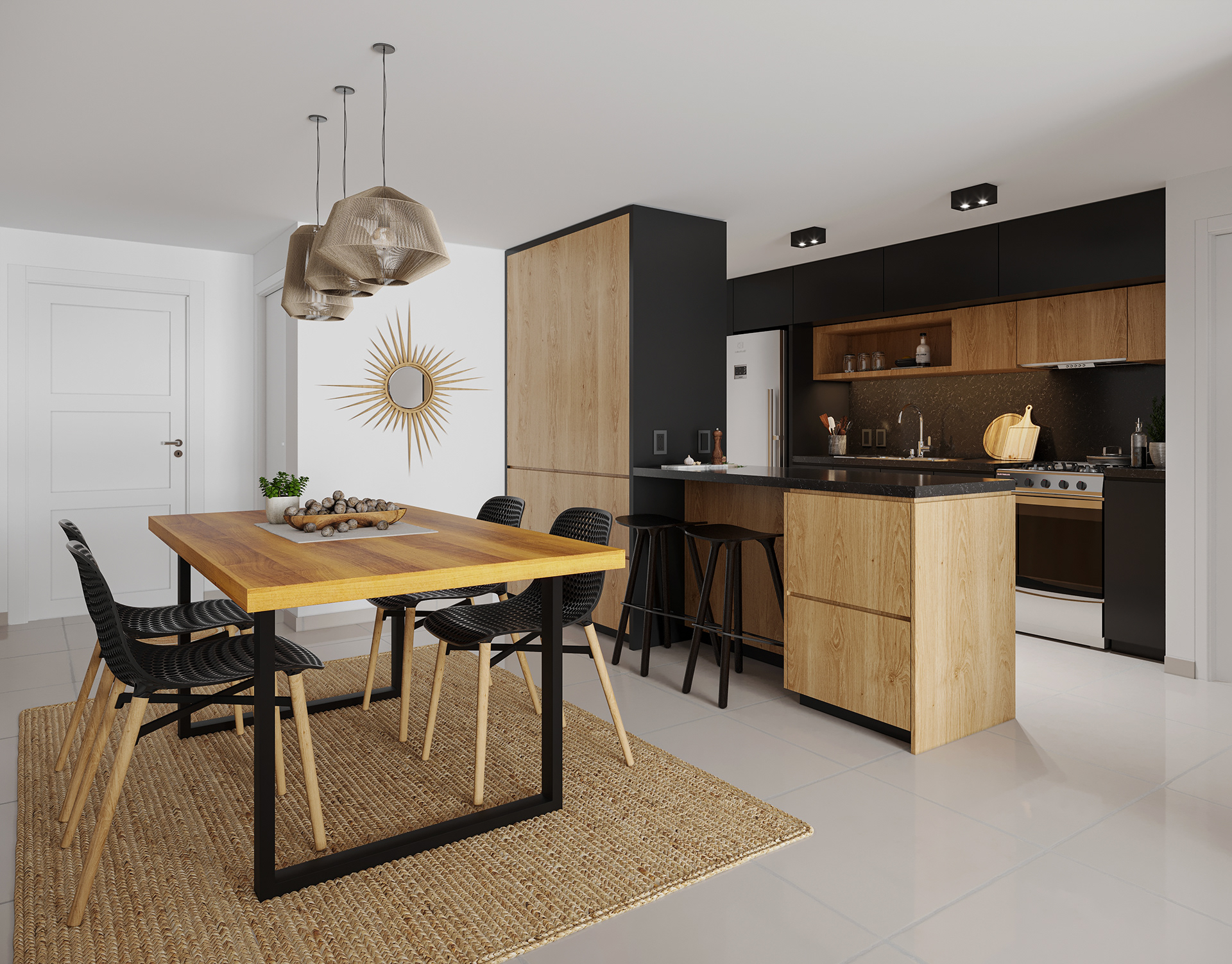 Renders Interiores y Exteriores V.A-6