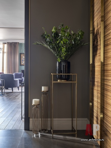 莫斯科西南角带全景窗可看莫斯科大学高楼的彩色公寓室内设计丨俄罗斯莫斯科丨Гончар Ольга,Лобынцева Софья-45