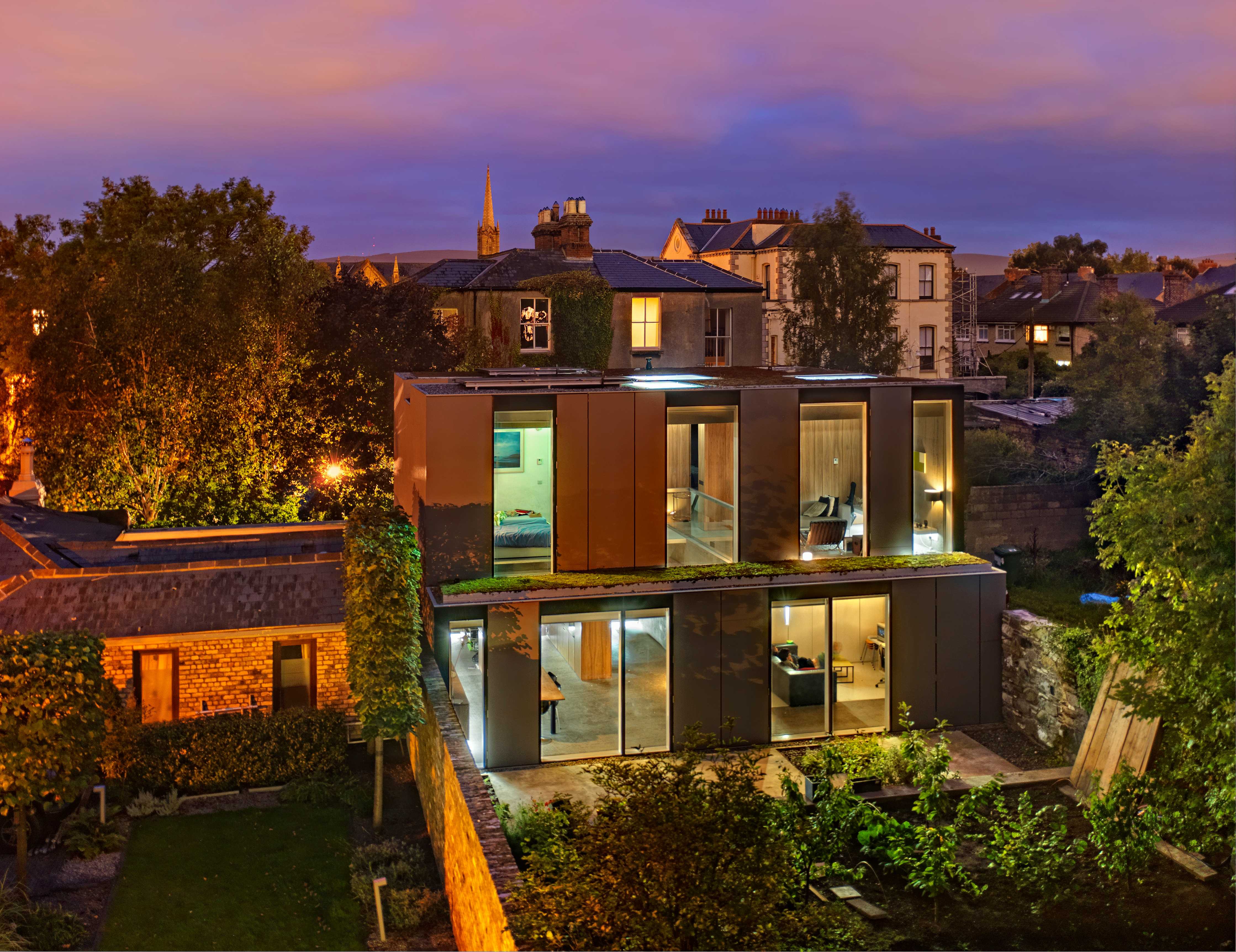 都柏林郊区单一家庭住宅的混凝土空间探索-23