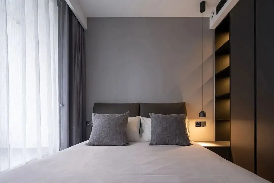 珠海100㎡极简三居，11万全包，黑白灰的魔力，装出高级感-42