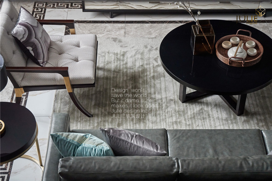 杭州东海闲湖城新中式混搭设计,呈现雅致空间-18