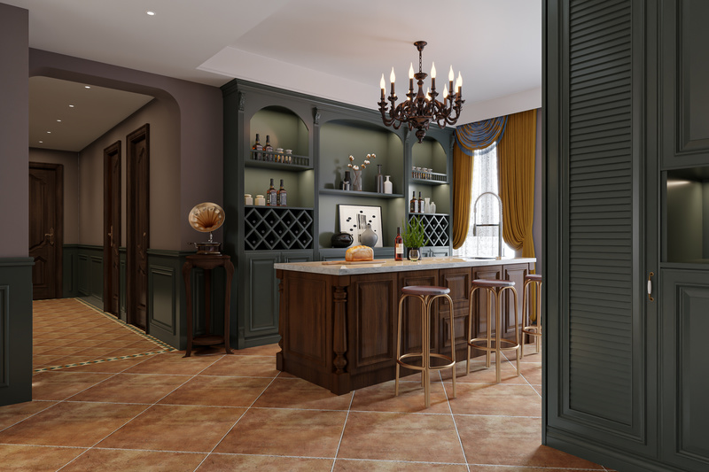 白桦林居美式复古风设计-9