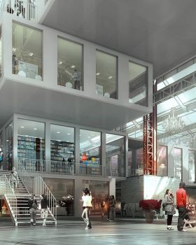 绿意盎然的城市山谷 | MVRDV 打造工业遗址上的酒店管理学院