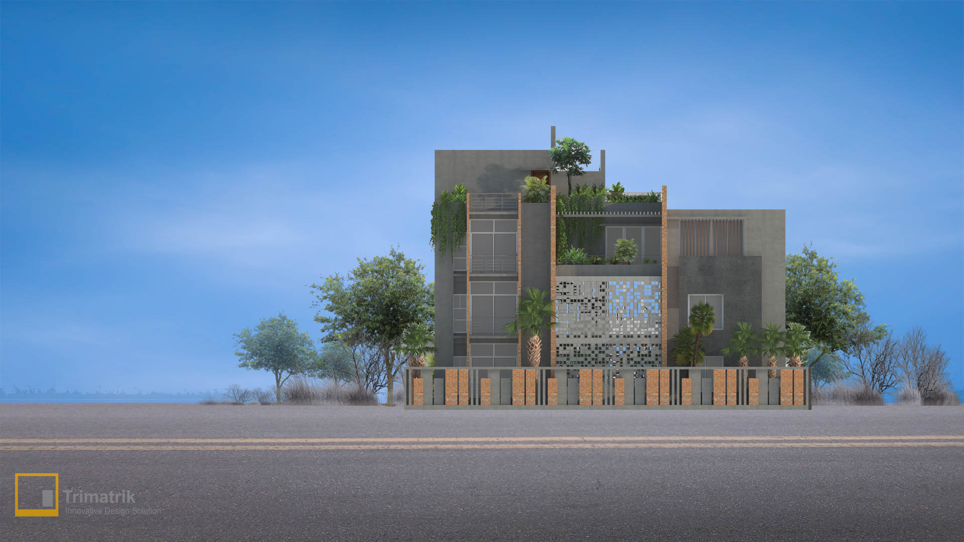 Residential Triplex Building at Lohagara, Chittagong.-16