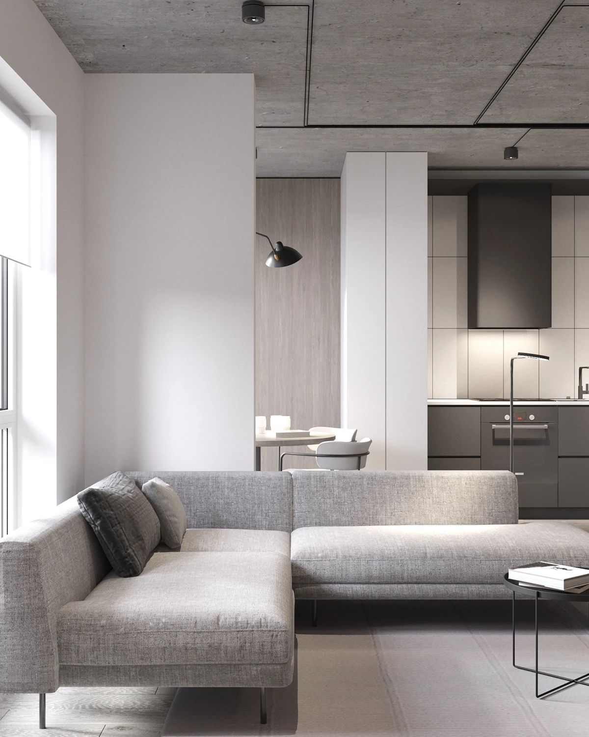 红绿撞色两室一厅丨Oleksandra Teslia-63