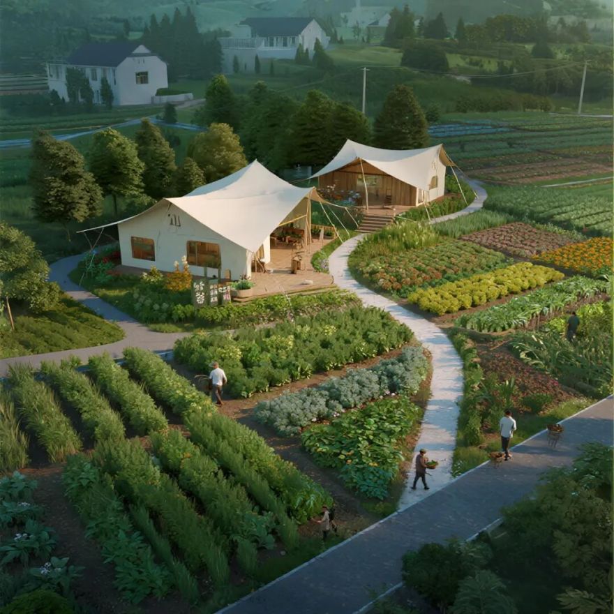 华中城郊秘境康养疗愈营地:中草药种植疗愈综合体规划设计建造运营-46