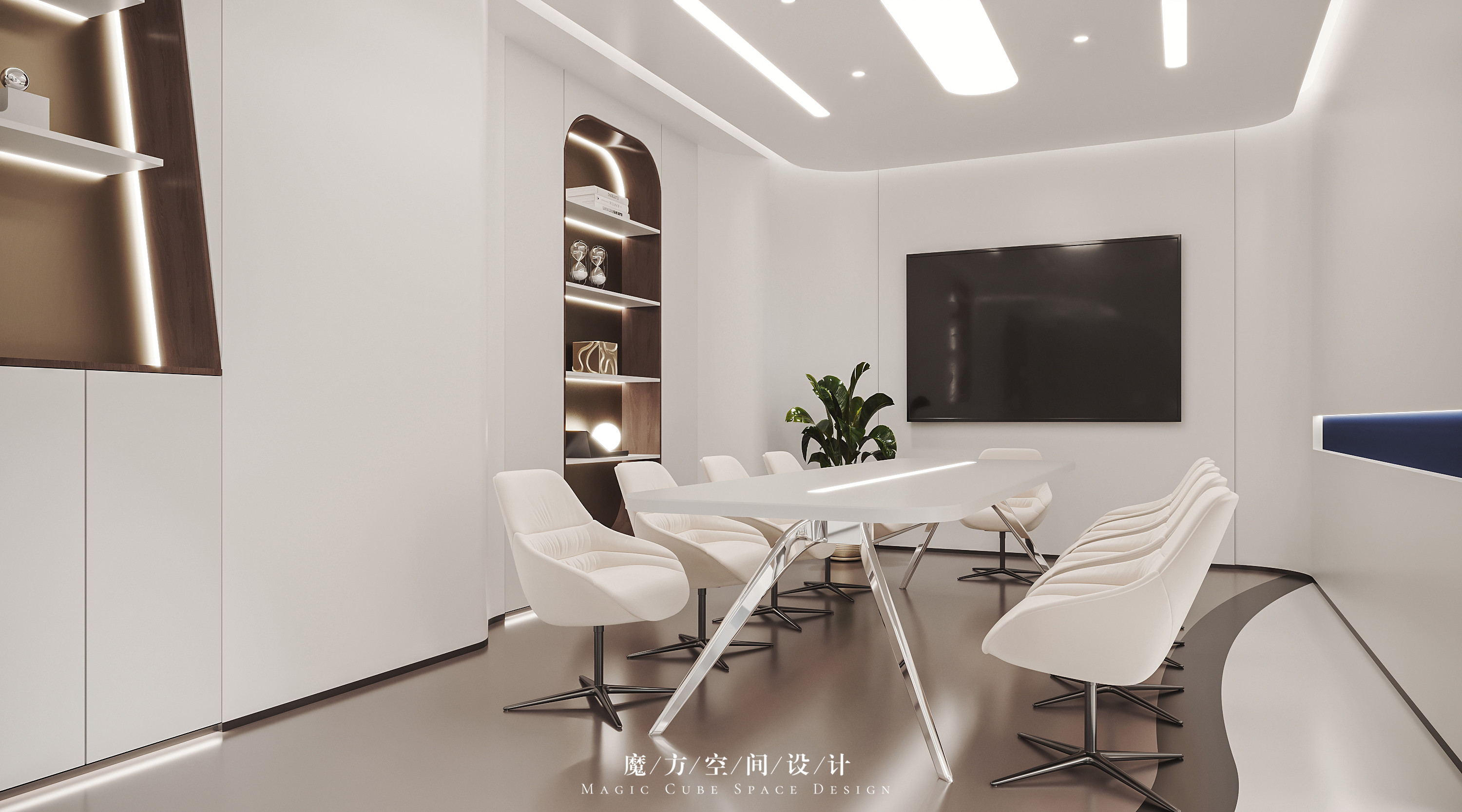 西安•曲江文创中心办公室商业空间设计项目丨中国西安丨魔方空间设计-17