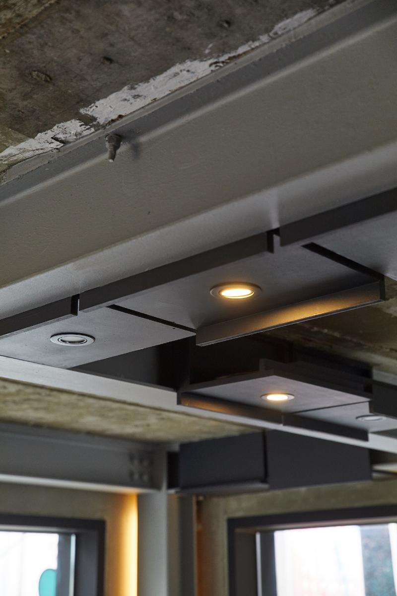 韩式小清新，金属质感混凝土餐厅-8