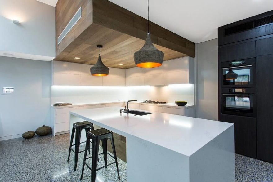 Bold square shapes on the exterior and contemporary interior design define this Black Rock residence CAANdesign Architecture and home design blog-8