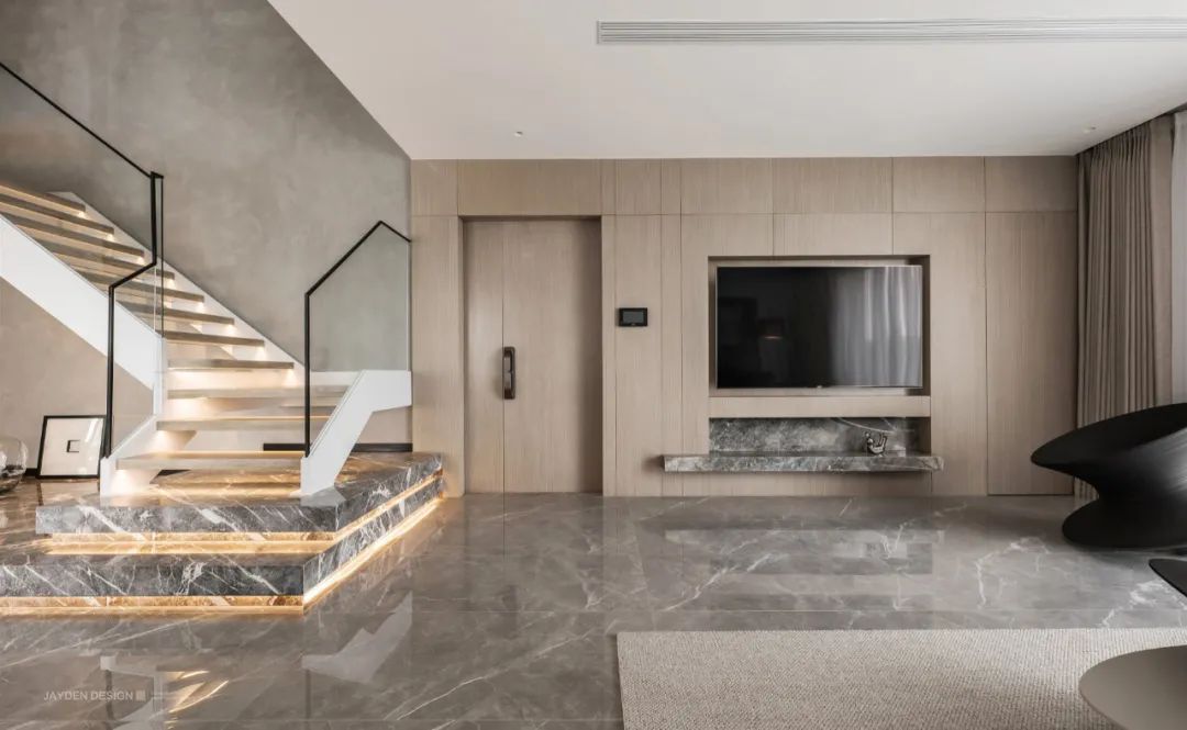 简狄实景案例｜《光影之境》｜双客厅+三面落地窗，凌空而居，不亦乐乎。-35