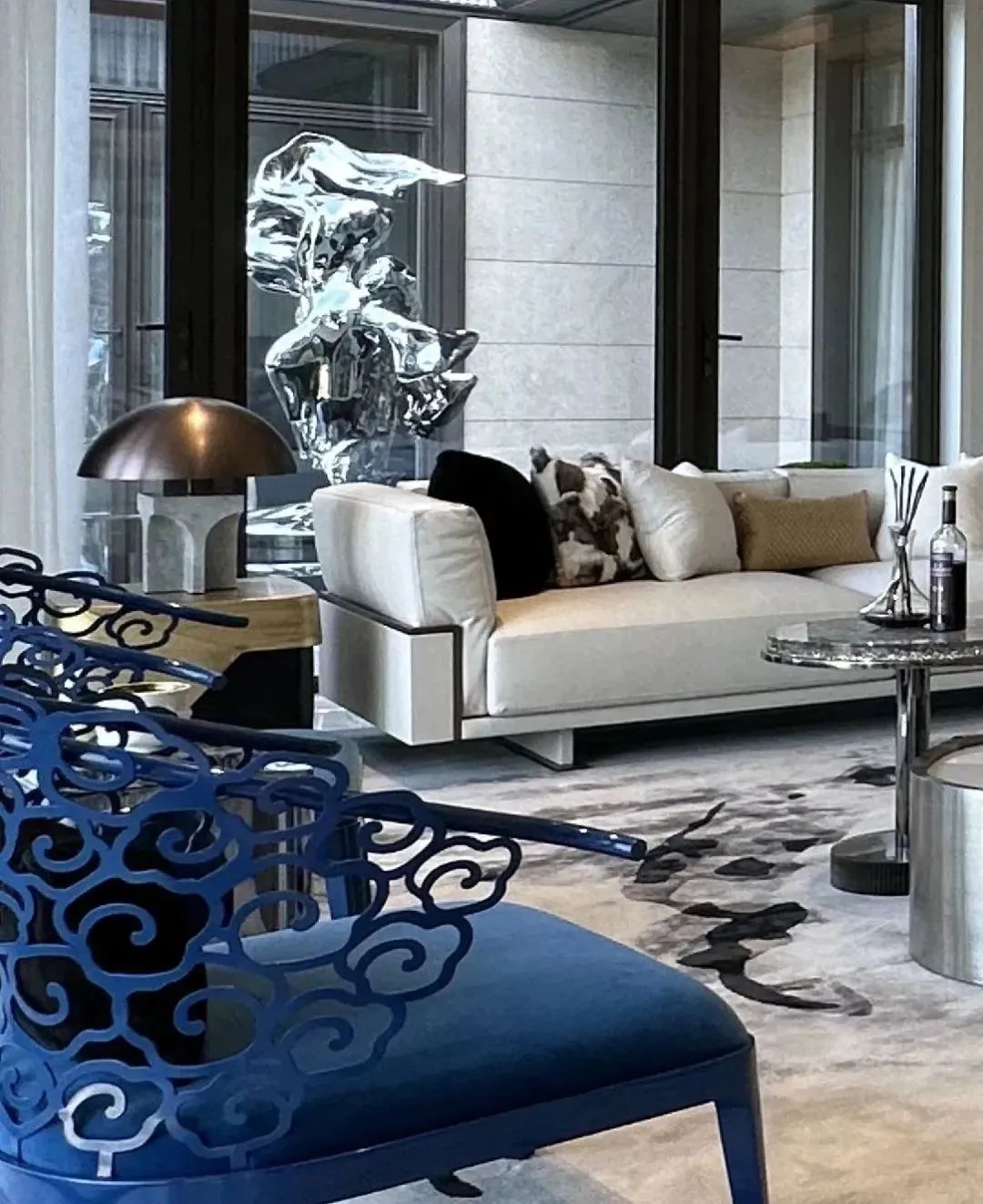 x 邱德光｜700㎡艺术顶豪，就服这个审美！-15