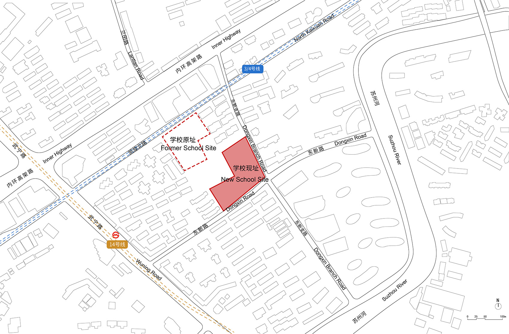 浸润在城市中·上海普陀区武宁中学异地改扩建项目丨中国上海丨阿科米星建筑设计事务所-7