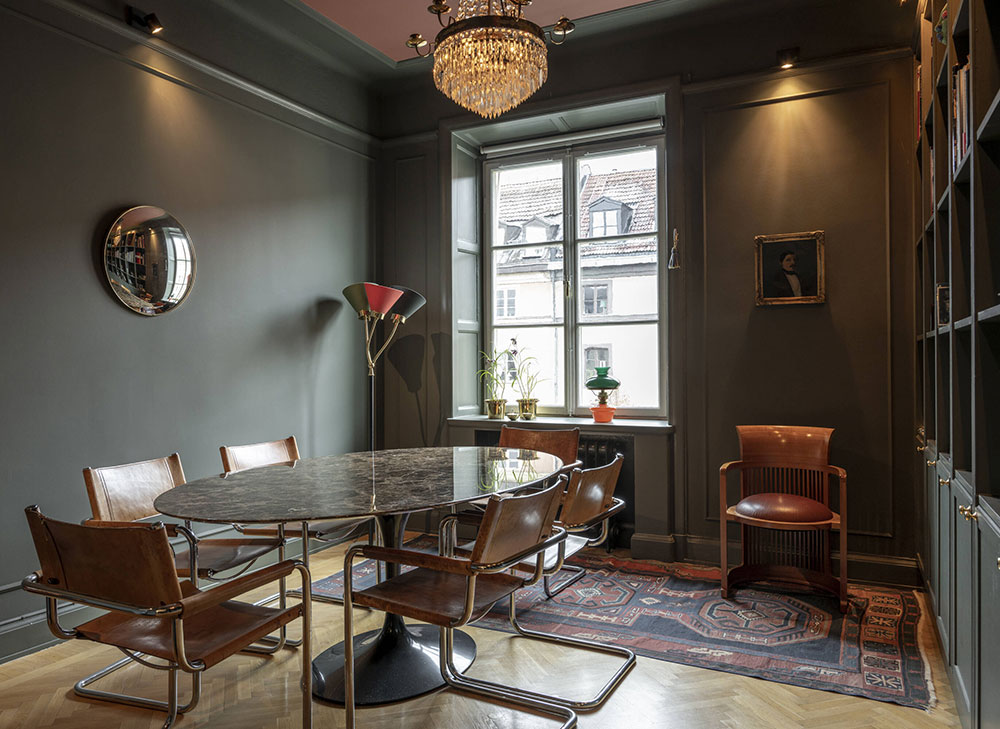 斯德哥尔摩 85 平米公寓 | 混搭风格与大胆艺术碰撞-5