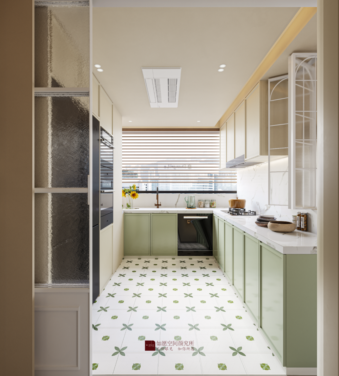深圳如愿设计丨深业新岸线160㎡，清新奶油色的绿野仙踪 / Wizard of Oz-14
