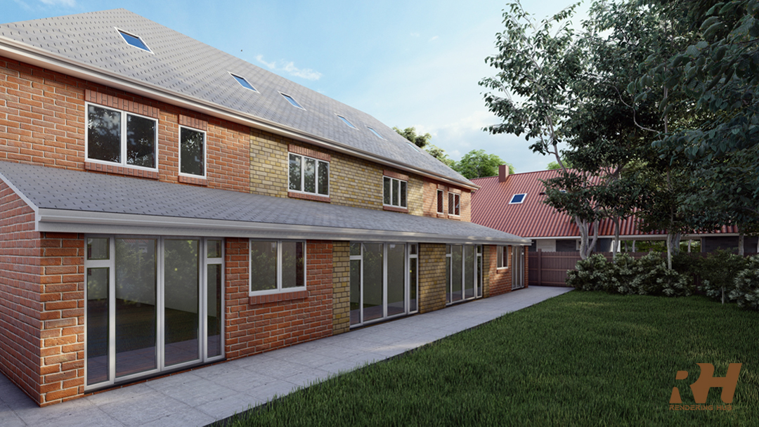 房屋外部效果图丨英国-7