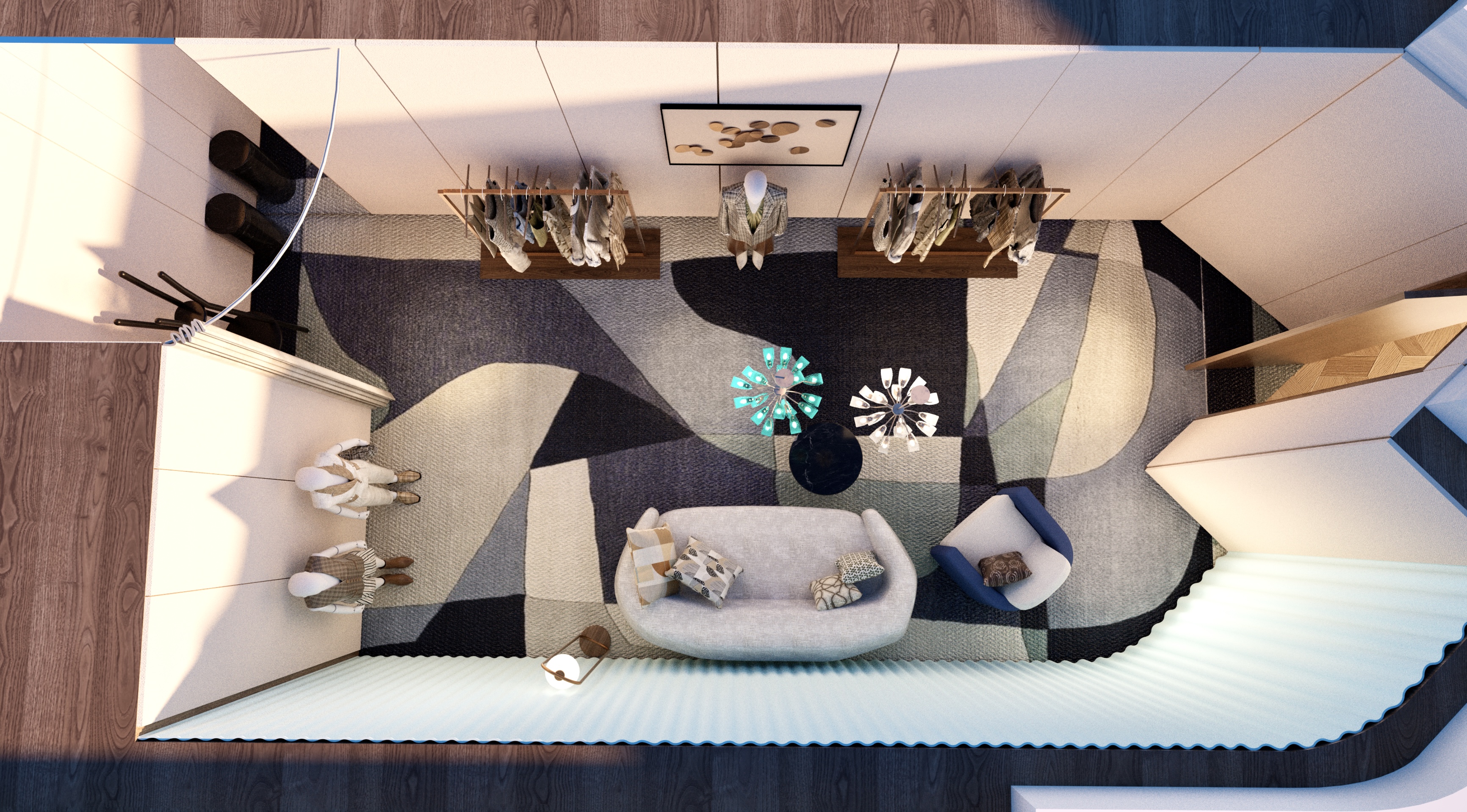 宝姿PORTS VIP预览 活动空间设计-16